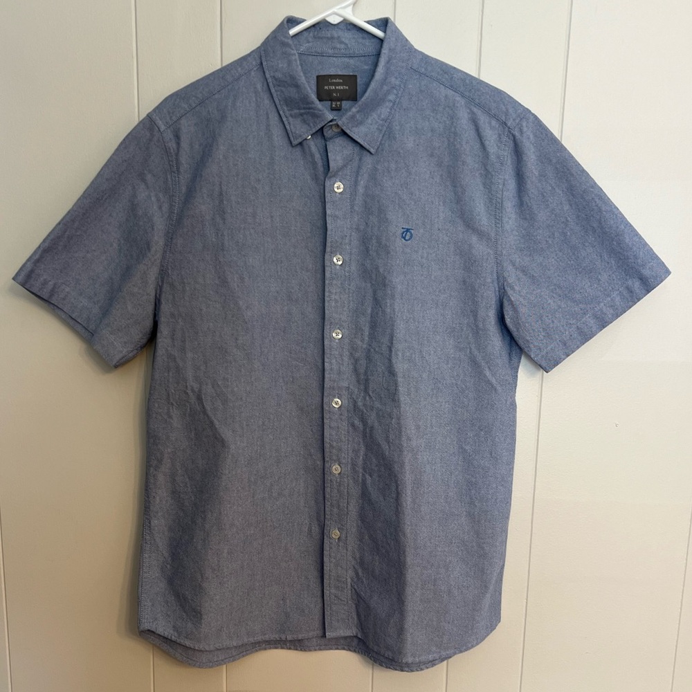 Peter Werth‎ short sleeve button-down size L
